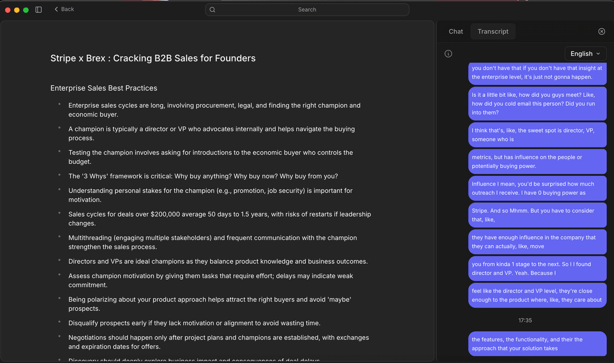 Infina Hero Interface